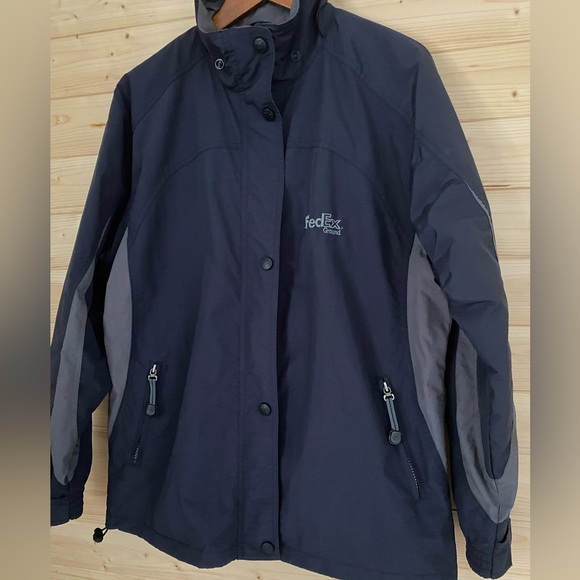 NORTH END All Climate Wear FedEx Ground Ladies LG Full Zip Multi Pocket Jacket - Picture 3 of 12